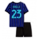Inter Milan Nicolo Barella #23 Hjemmedraktsett Barn 2025-26 Kortermet (+ Korte bukser) Inter Milan Nicolo Barella #23 Hjemmedraktsett Barn 2025-26 Kortermet (+ Korte bukser)